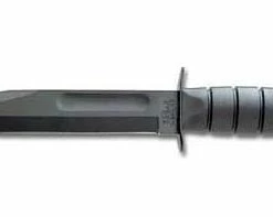 Ka-bar Knives Black 7" Fixed Straight Clam