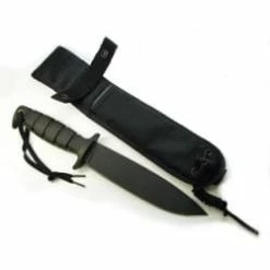 Ontario Knife Company (OKC) Ontario Knife Company SP42 Gen II Black Blade Kraton Handle With Sheath