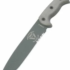 Ontario Knife Company (OKC) Ontario RTAK-II, 7" Serrated 1095 Steel Blade, Micarta Handle