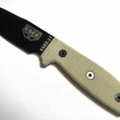 ESEE Knives RAT Cutlery RC-3MIL Plain Edge W Black Blade