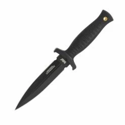 United Cutlery Tactical Commander Boot Knife, Black TPR Handle