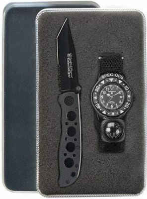 Smith & Wesson Spec Ops Tactical Set - Knife & Watch