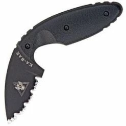 Ka-bar Knives TDI Law Enforcement, Zytel Handle, Serrated, Plastic Sheath