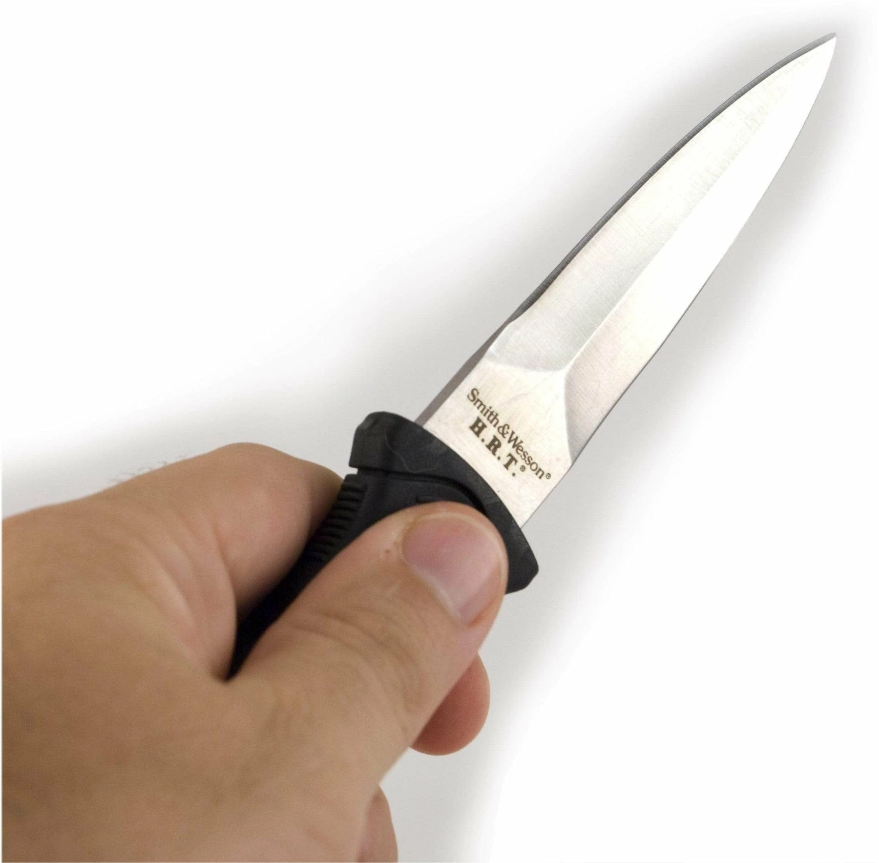 Smith & Wesson SWHRT3 H.R.T. Tactical Boot Knife With Boot Clip Sheath - Image 2