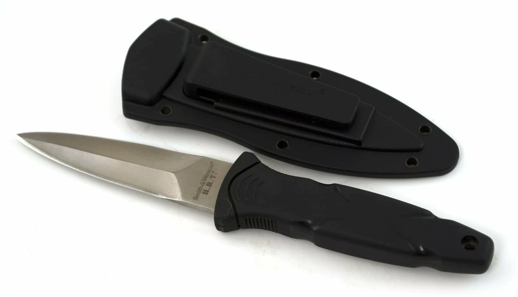 Smith & Wesson SWHRT3 H.R.T. Tactical Boot Knife With Boot Clip Sheath - Image 3