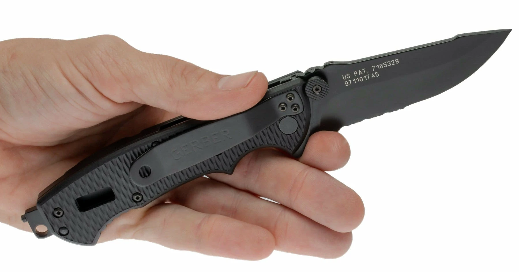 Gerber Hinderer CLS, 3.5" ComboEdge Blade, Black Nylon Handle - 22-41870 - Image 9