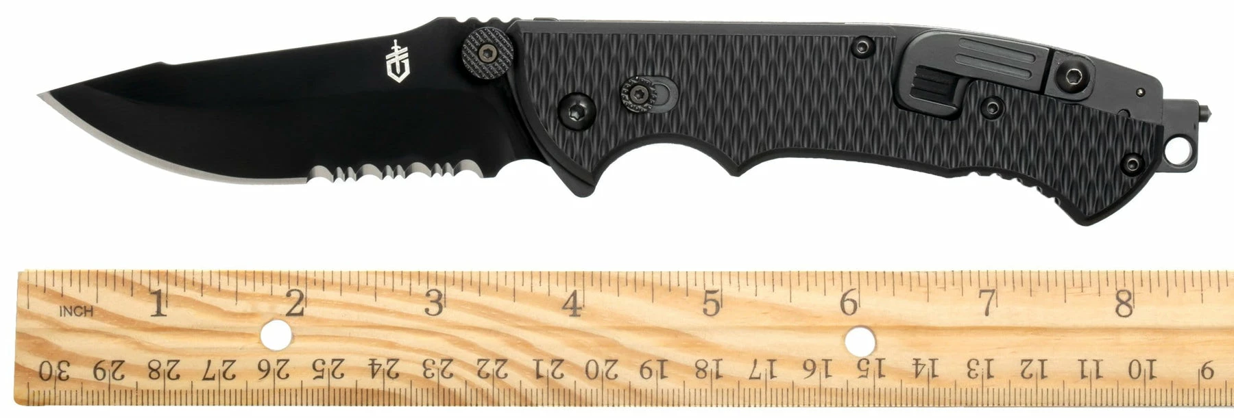 Gerber Hinderer CLS, 3.5" ComboEdge Blade, Black Nylon Handle - 22-41870 - Image 10