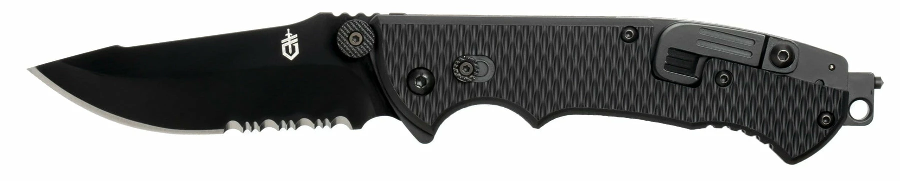 Gerber Hinderer CLS, 3.5" ComboEdge Blade, Black Nylon Handle - 22-41870 - Image 4