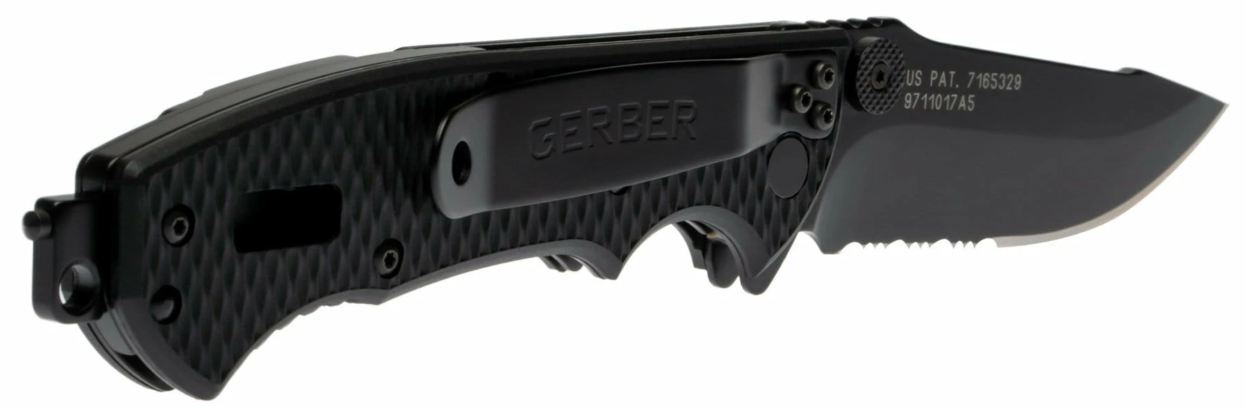 Gerber Hinderer CLS, 3.5" ComboEdge Blade, Black Nylon Handle - 22-41870 - Image 3