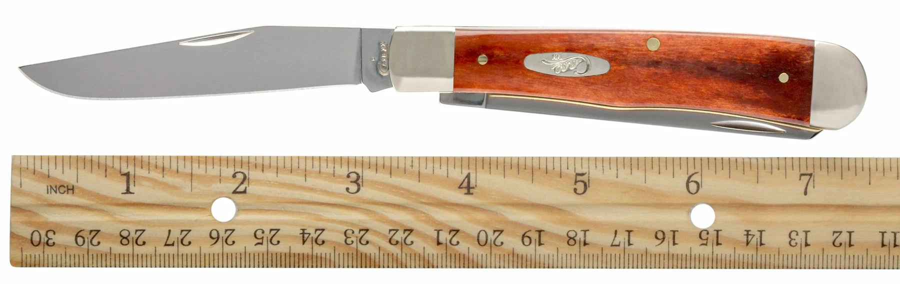 Case Cutlery Case Trapper, Smooth Chestnut Bone Handle (6254 SS) - 28707 - Image 8