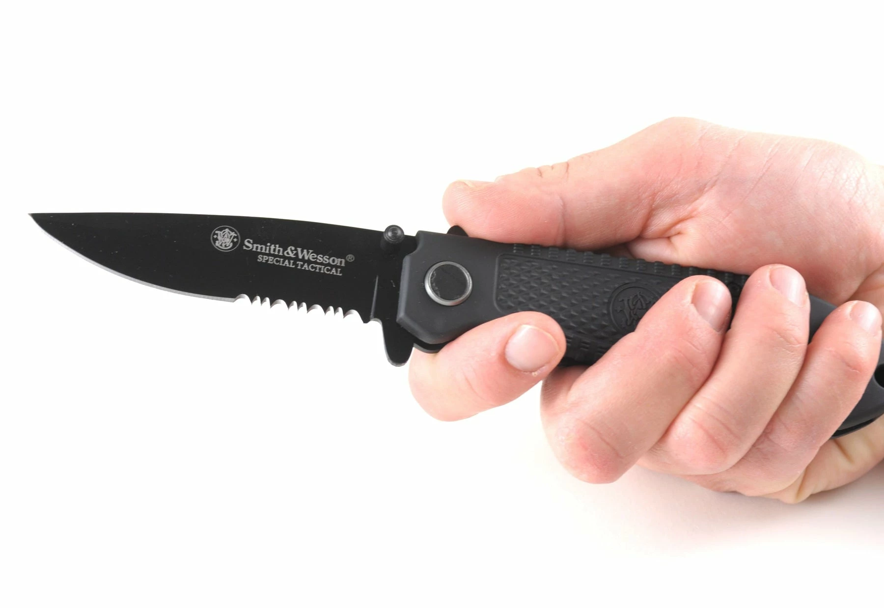 Smith & Wesson Special Tactical Drop Point Pocket Knife - Image 6