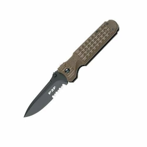 Fox Knives Fox Predator 2F Serrated Forprene NATO Green
