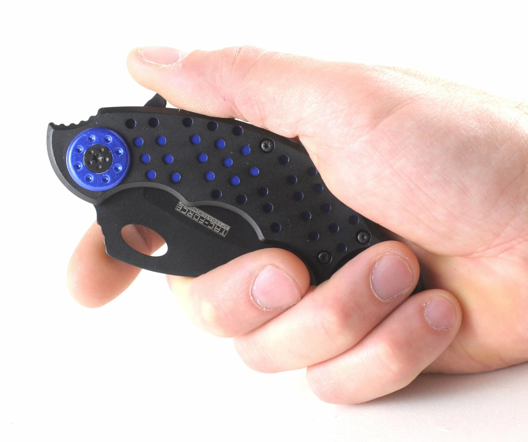 Tac-Force Karambit Tactical Assisted Opening Folding Knife, Blue - Image 3