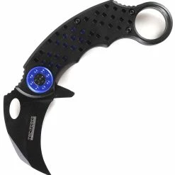 Tac-Force Karambit Tactical Assisted Opening Folding Knife, Blue