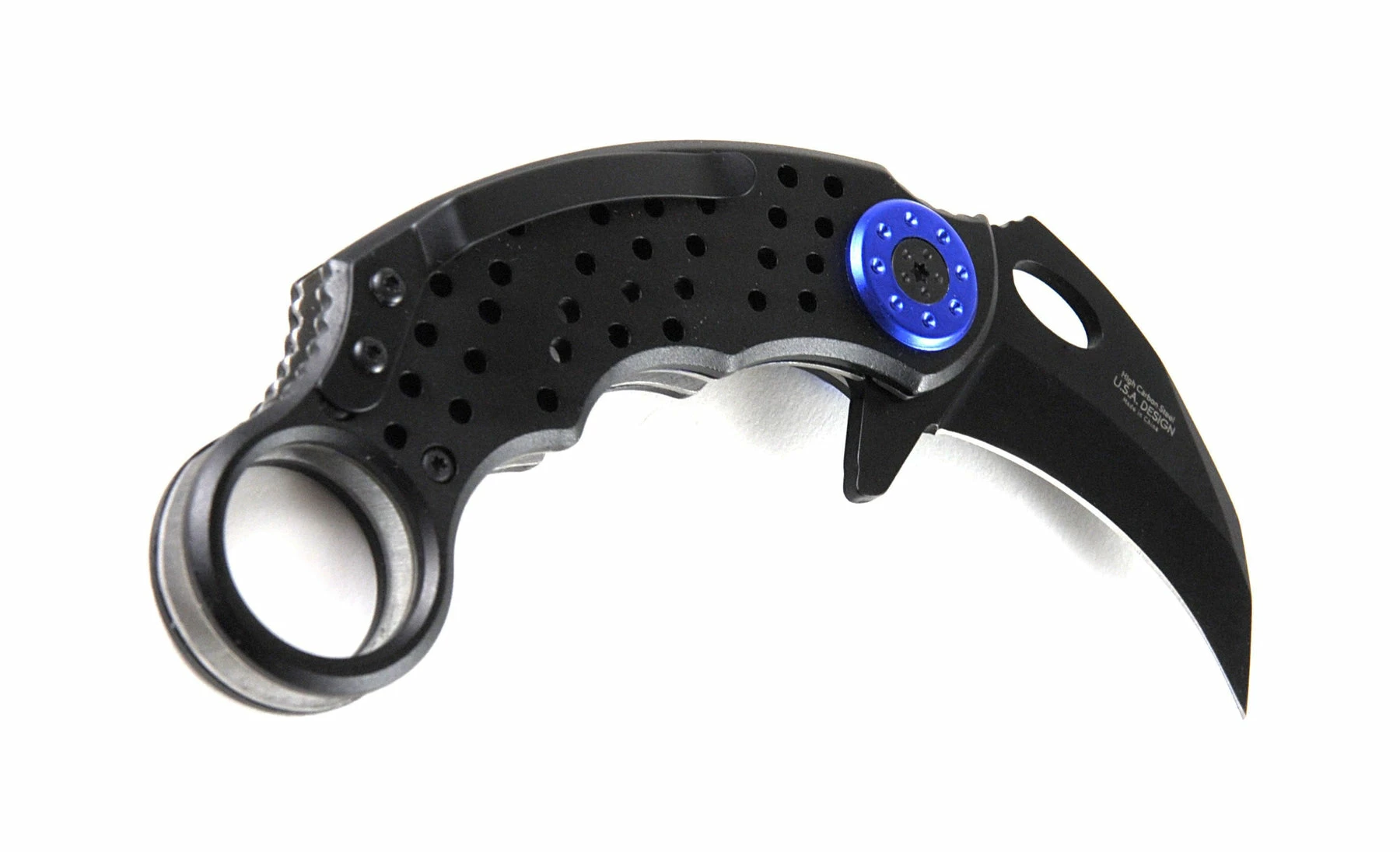 Tac-Force Karambit Tactical Assisted Opening Folding Knife, Blue - Image 9