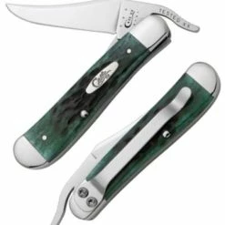 Case Cutlery Pocket Worn Bermuda Green Russlock