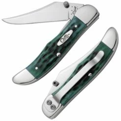 Case Cutlery Pocket Worn Bermuda Green Mid Fold Hunter