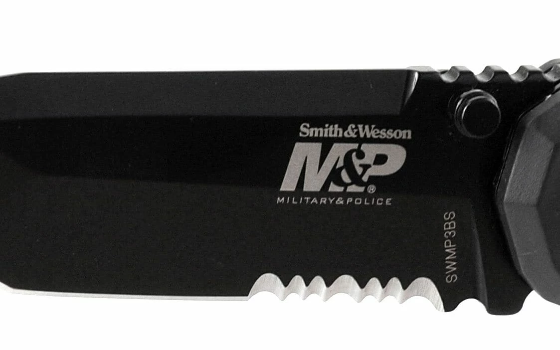 Smith & Wesson M&P Tactical Police Magic Assisted Opening Knife With Black - Image 4