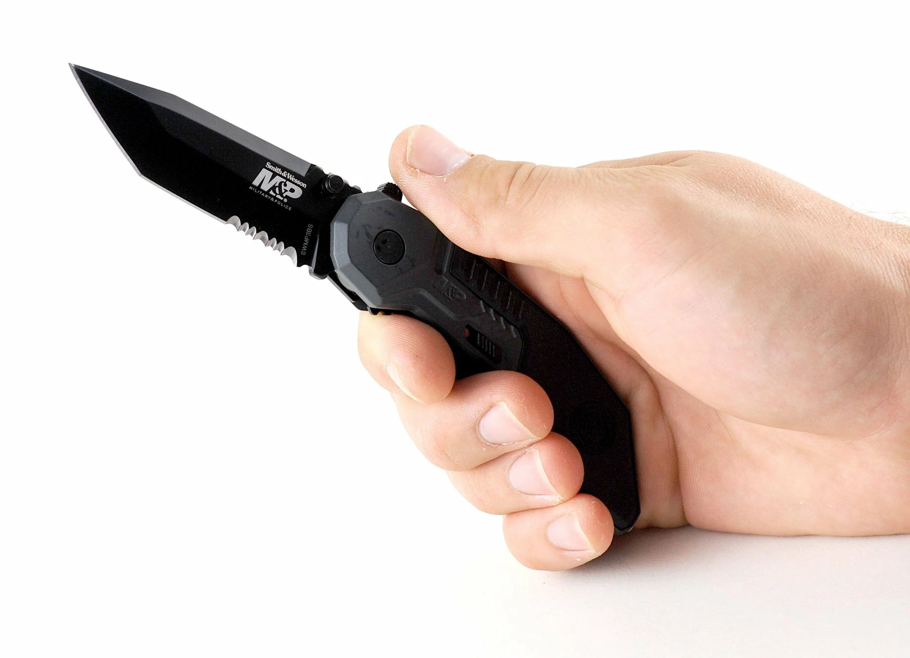 Smith & Wesson M&P Tactical Police Magic Assisted Opening Knife With Black - Image 19