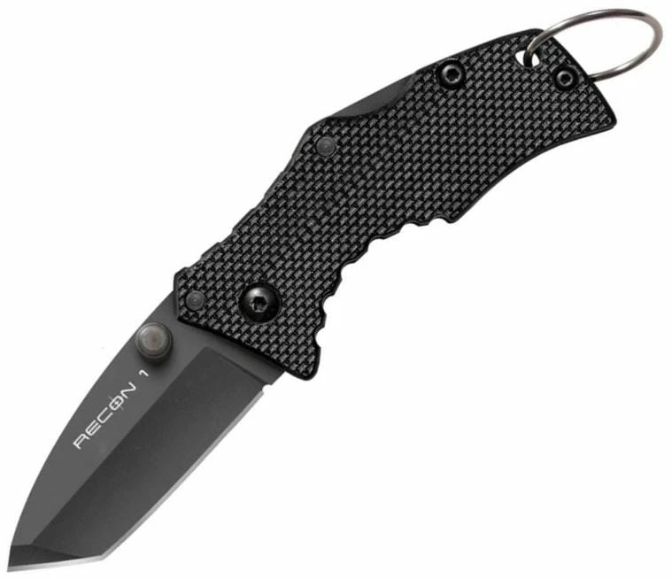 Cold Steel Knives Cold Steel Micro Recon 1, 2" Tanto Point Blade, G10 Handle - 27TDT