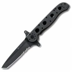 Columbia River (CRKT) CRKT Special Forces M16 3.5" Pocket Knife (Combo Edge, Black Aluminum Handle)