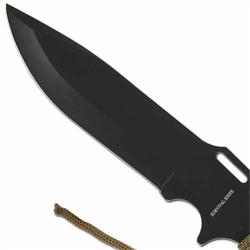 Internet Retail Connection Black Tactical Full Tang Survival Knife - Image 2