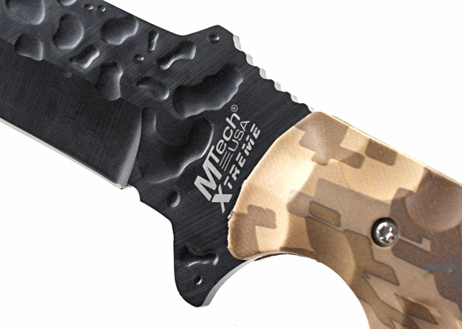 MTech Xtreme Desert Camo Tactical Knife With Tanto Blade - Image 6