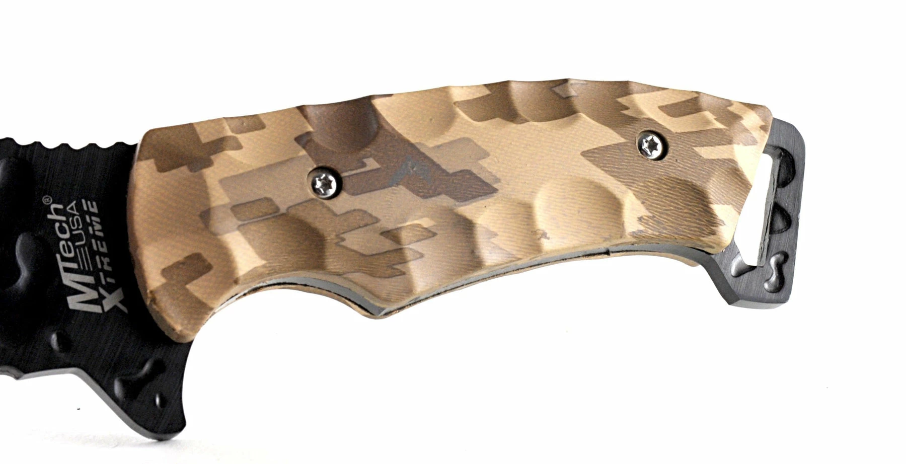 MTech Xtreme Desert Camo Tactical Knife With Tanto Blade - Image 8