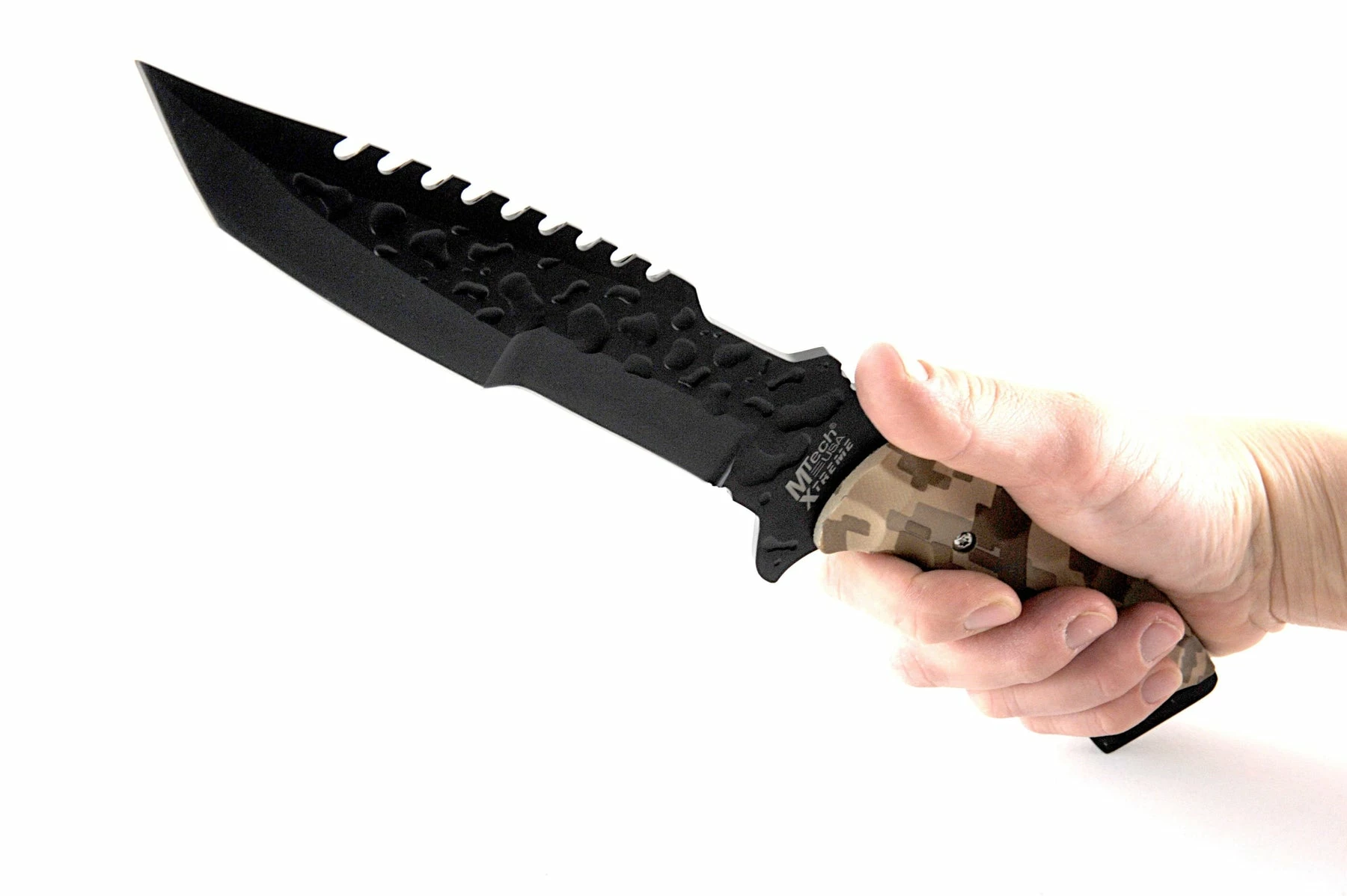 MTech Xtreme Desert Camo Tactical Knife With Tanto Blade - Image 3