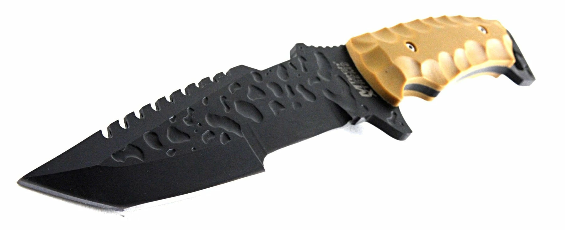 MTech Xtreme Full Tang Tactical Knife With Tanto Blade, Tan Handle - Image 7
