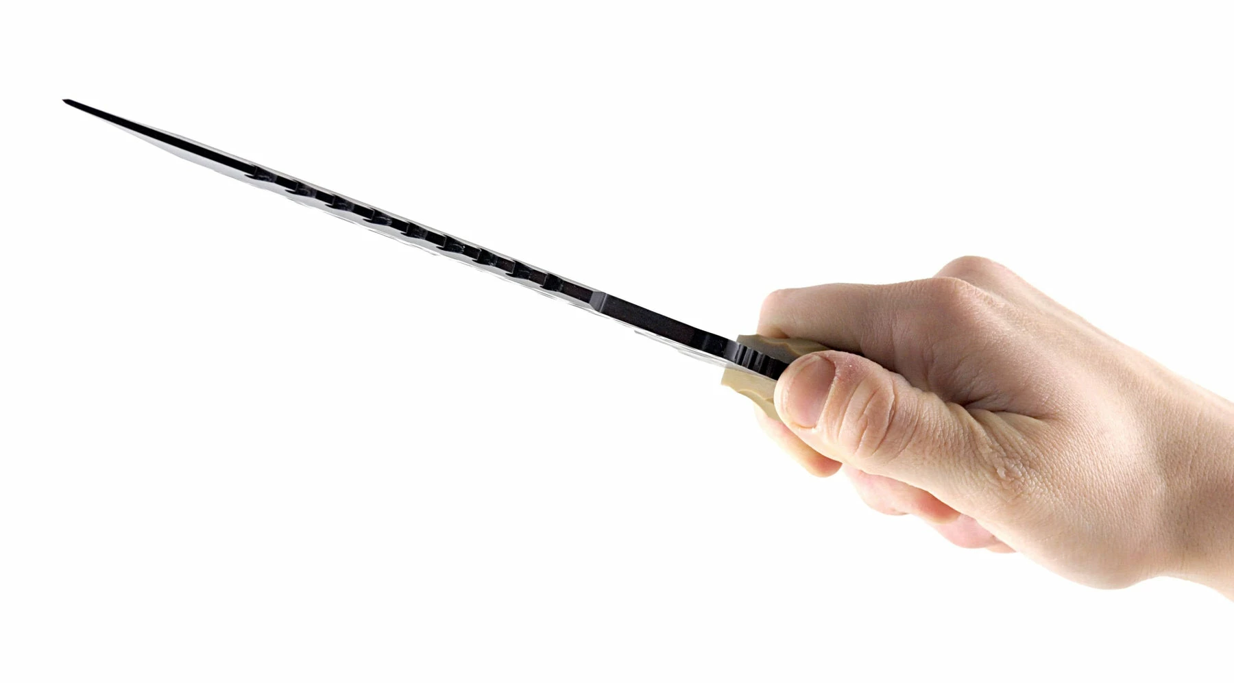 MTech Xtreme Full Tang Tactical Knife With Tanto Blade, Tan Handle - Image 4