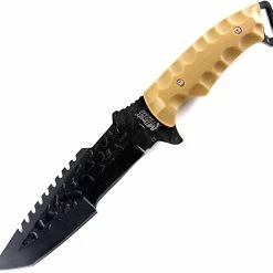 MTech Xtreme Full Tang Tactical Knife With Tanto Blade, Tan Handle