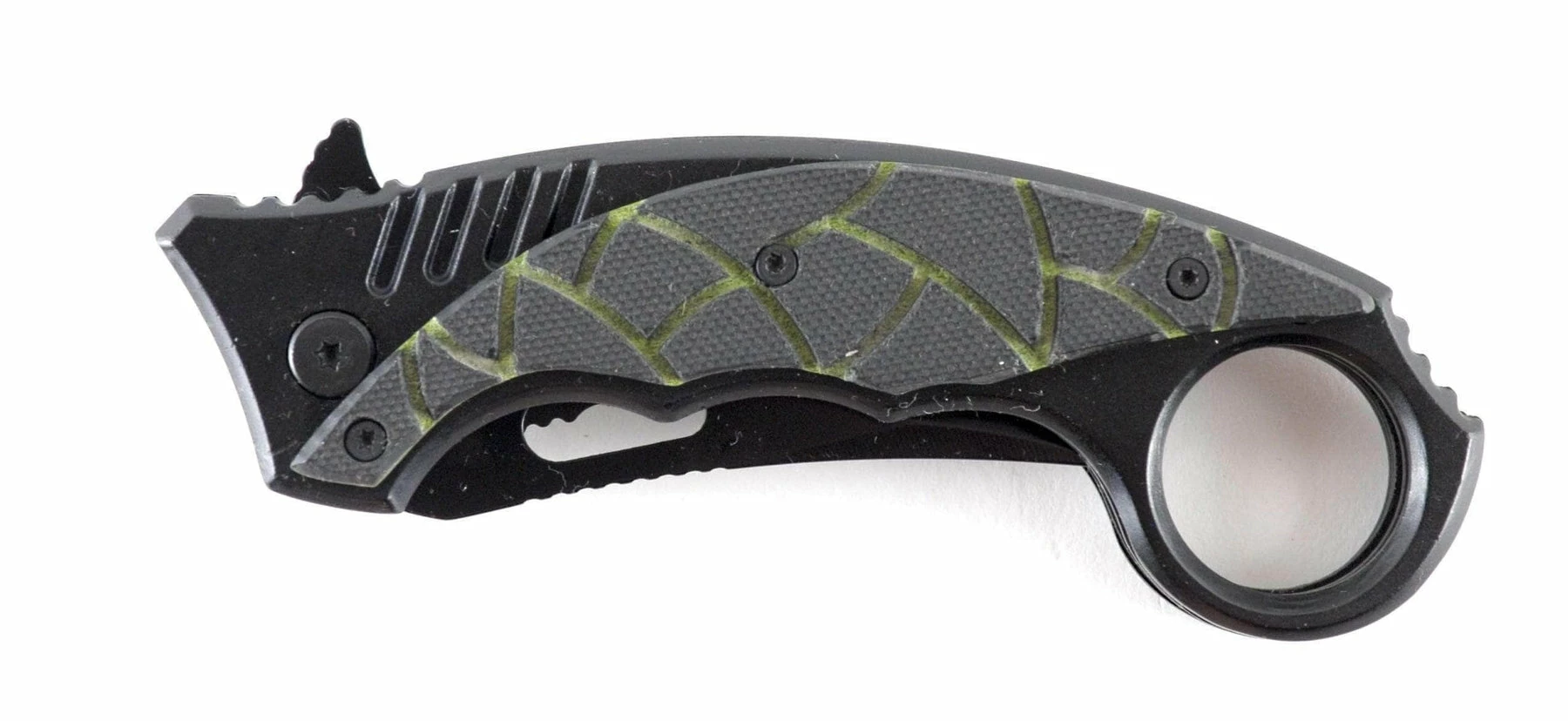Knife Depot Easy Open Black Tactical Karambit Pocket Knife With G-10 Handle 4 Knife Depot Easy Open Black Tactical Karambit Pocket Knife With G-10 Handle - Image 2