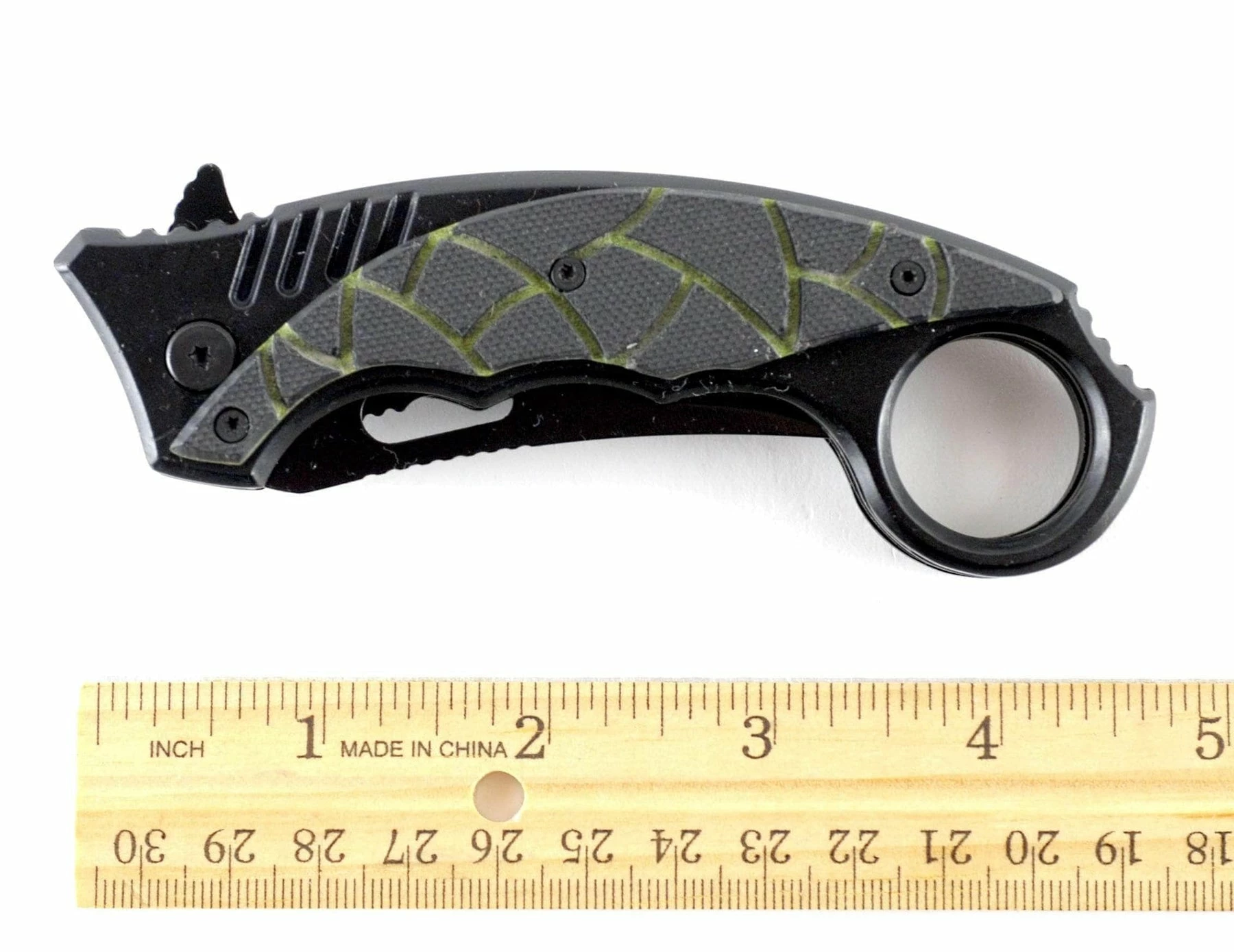 Knife Depot Easy Open Black Tactical Karambit Pocket Knife With G-10 Handle 8 Knife Depot Easy Open Black Tactical Karambit Pocket Knife With G-10 Handle - Image 6