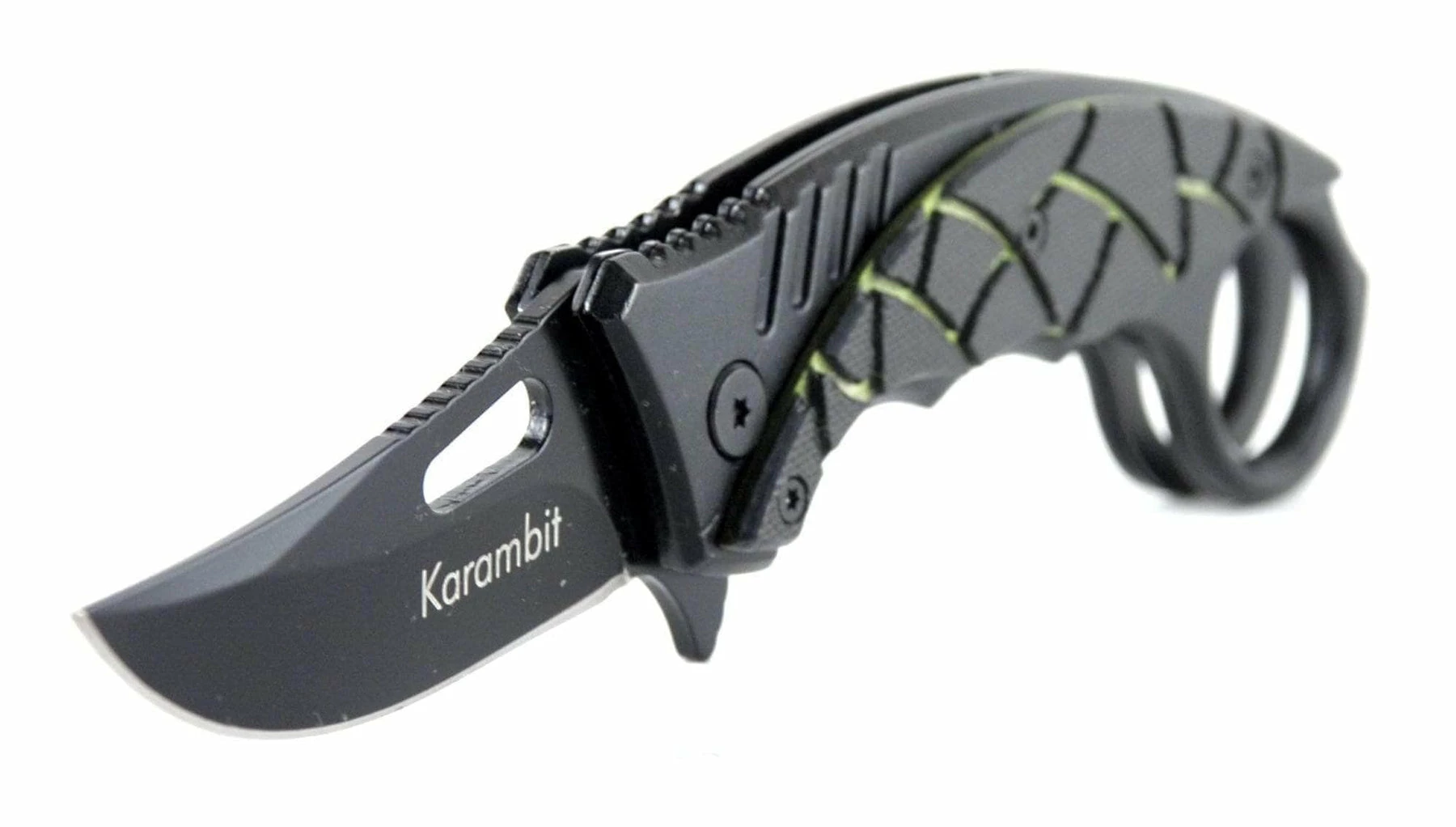 Knife Depot Easy Open Black Tactical Karambit Pocket Knife With G-10 Handle 14 Knife Depot Easy Open Black Tactical Karambit Pocket Knife With G-10 Handle - Image 12