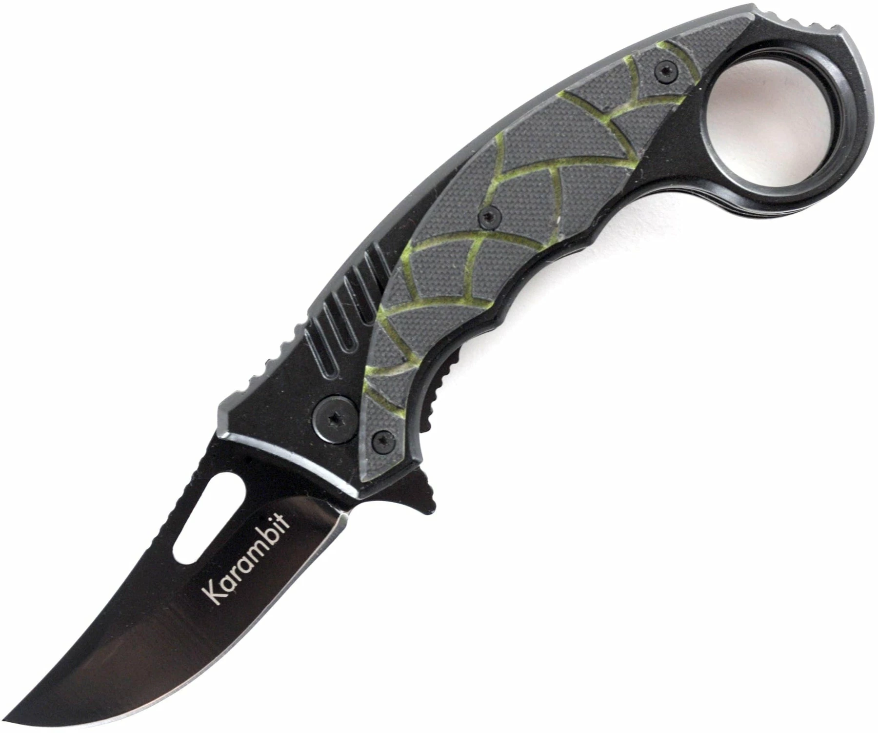 Knife Depot Easy Open Black Tactical Karambit Pocket Knife With G-10 Handle 3 Knife Depot Easy Open Black Tactical Karambit Pocket Knife With G-10 Handle