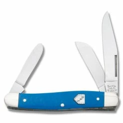 Bear & Son Cutlery Blue Jeans Series Large Stockman