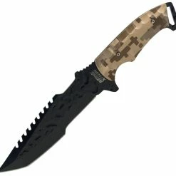 MTech Xtreme Desert Camo Tactical Knife With Tanto Blade