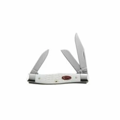 Case Cutlery Jigged White Synth Med Stockman