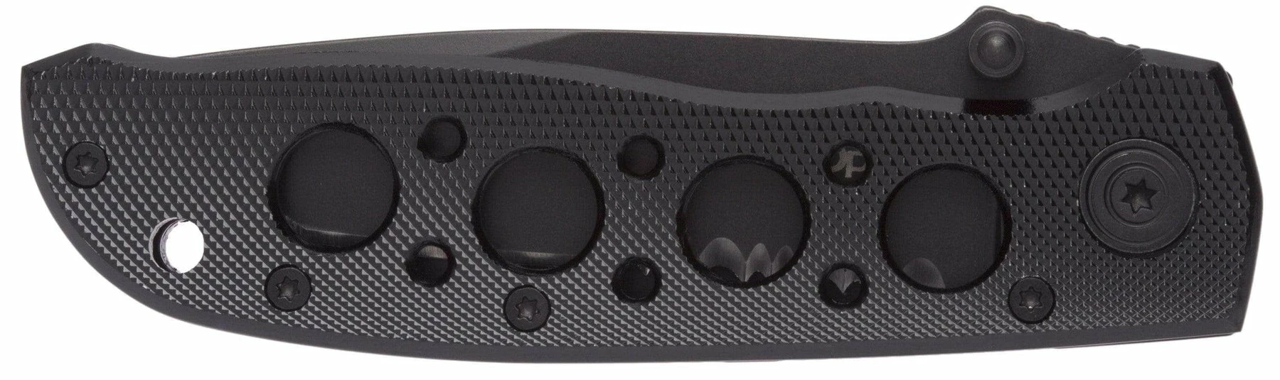 Smith & Wesson Bullseye Extreme OPS, 3.2" Combo Blade, Black Aluminum Handle - CK5TBS - Image 4