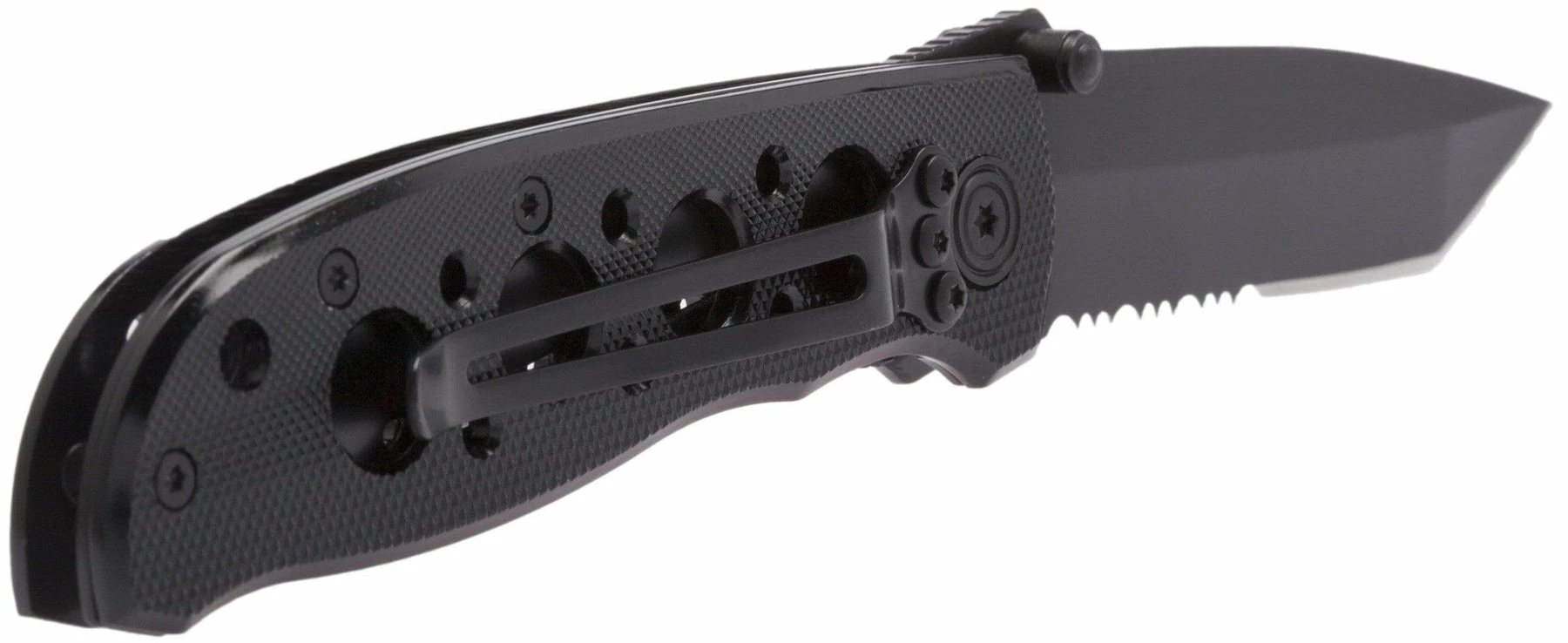 Smith & Wesson Bullseye Extreme OPS, 3.2" Combo Blade, Black Aluminum Handle - CK5TBS - Image 11