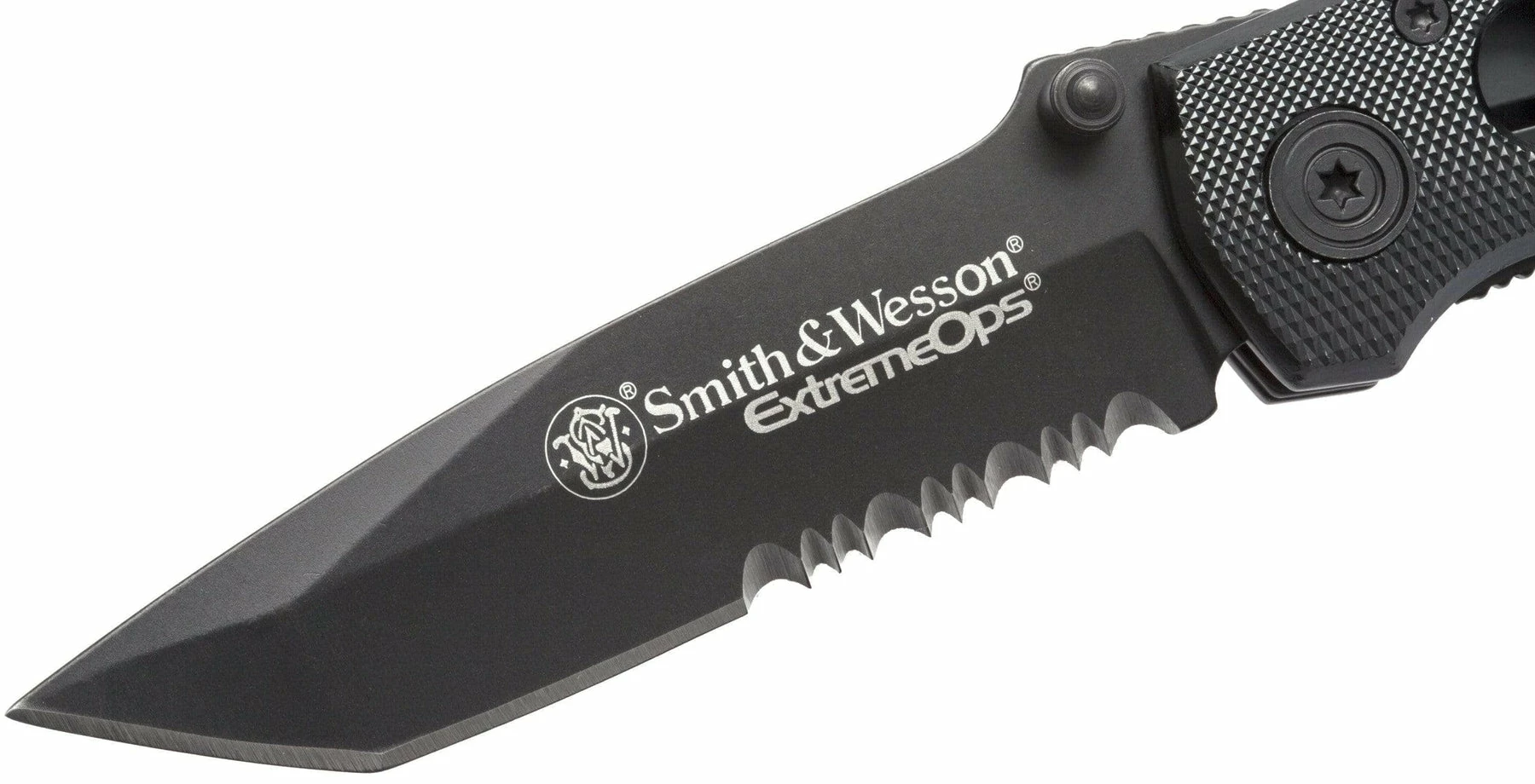 Smith & Wesson Bullseye Extreme OPS, 3.2" Combo Blade, Black Aluminum Handle - CK5TBS - Image 9
