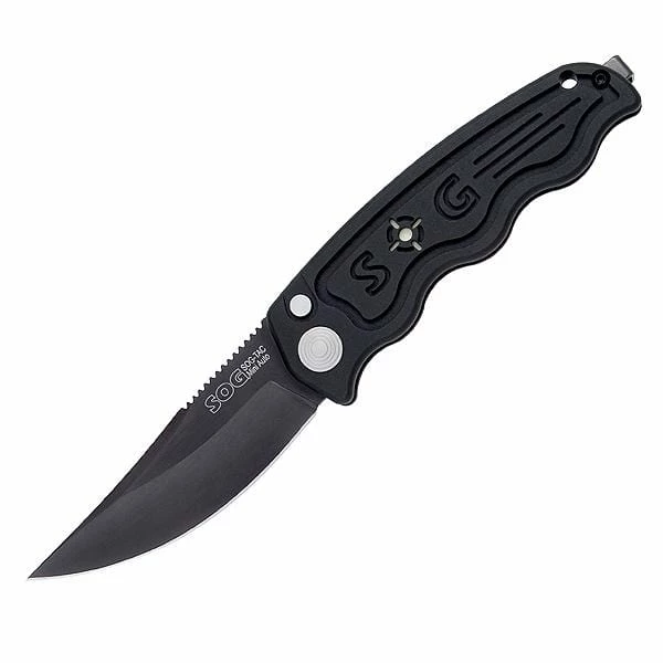 SOG Knives SOG-TAC Mini Automatic Knife With Black Handle