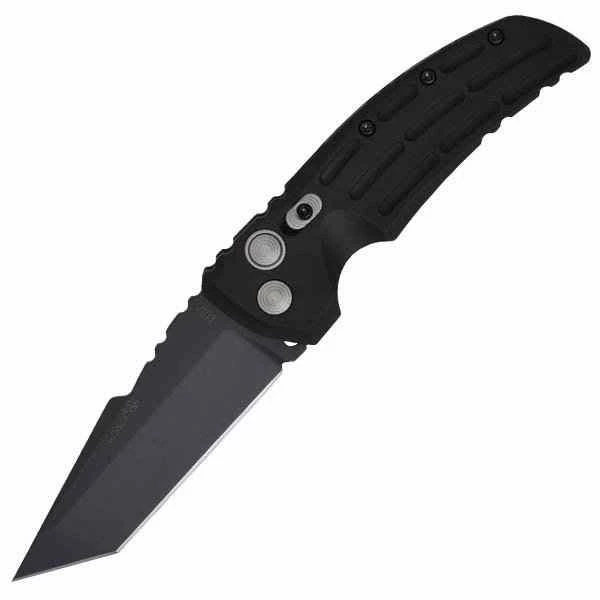 Hogue EX-A01 Elishewitz Design Automatic Knife With Black Tanto Blade