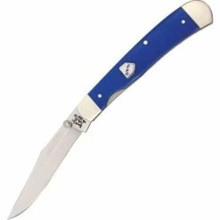 Bear & Son Cutlery Blue Jean Series 4 1/8'' Folder With Blue G10 Handle