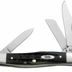 Case Cutlery Case Medium Stockman, Buffalo Horn, 3 Blades (BH3032 SS) - 65012