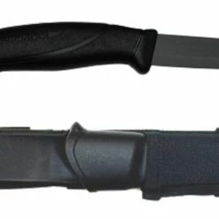 Mora Knives Companion Tactical, Black Handle, Plain With Sheath
