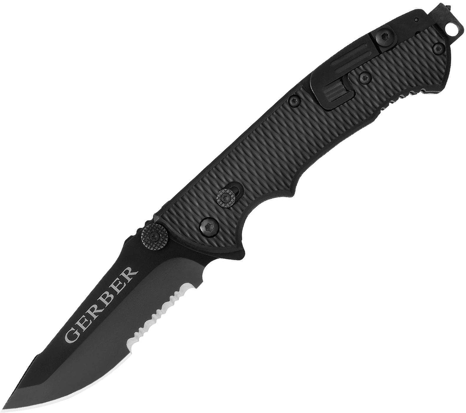 Gerber Hinderer CLS, 3.5" ComboEdge Blade, Black Nylon Handle - 22-41870