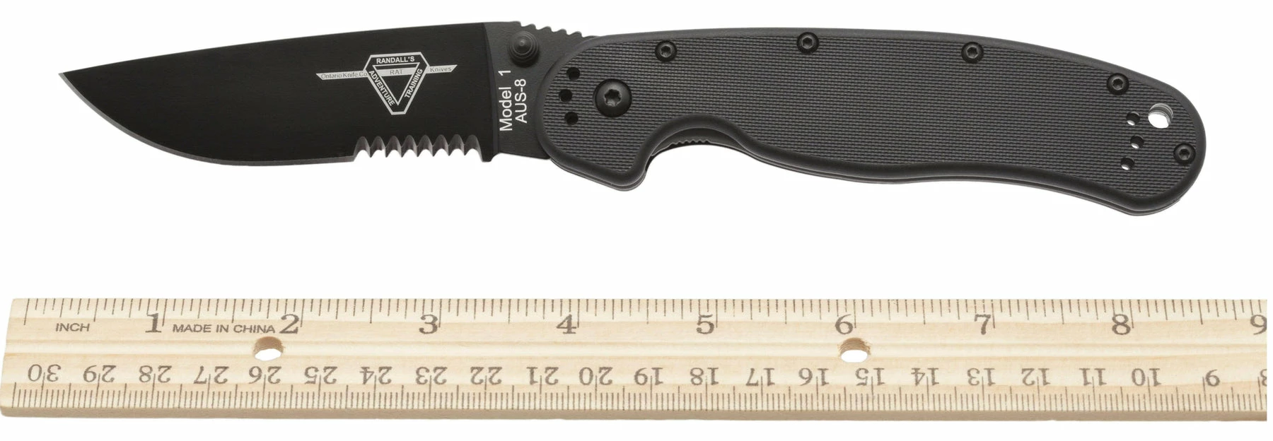 Ontario Knife Company (OKC) OKC Model 1 RAT Folder (Black Blade, Combo Edge) - Image 2