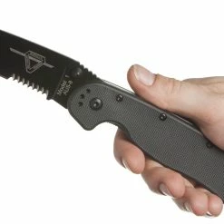 Ontario Knife Company (OKC) OKC Model 1 RAT Folder (Black Blade, Combo Edge)